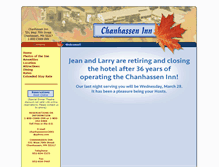 Tablet Screenshot of chaninn.com